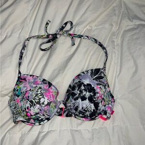 VICTORIA SECRET never worn no tags: multi colored bikini top: rhinestones